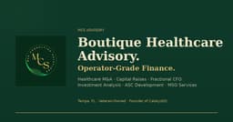Healthcare M&A Research | Insights | MCS Advisory