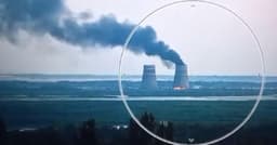 Russian troops injured near Zaporizhzhia nuclear plant as blackout sparks accident fears