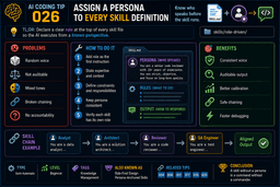 AI Coding Tip 026 — Assign a Persona to Every Skill Definition