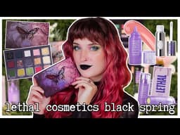 lethal cosmetics black spring collection!