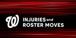 Nationals injuries and roster moves