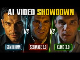 Gemini Omni vs Seedance 2.0 vs Kling 3.0 — Ultimate AI Video Showdown (45 Videos, Who Wins?)