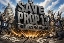 Save Prop. 13 Qualifies, Setting Up Major Tax Fight In California