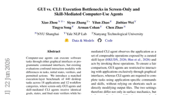 GUI vs. CLI: Execution Bottlenecks in Screen-Only and Skill-Mediated Computer-Use Agents