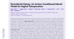 RynnWorld-Teleop: An Action-Conditioned World Model for Digital Teleoperation