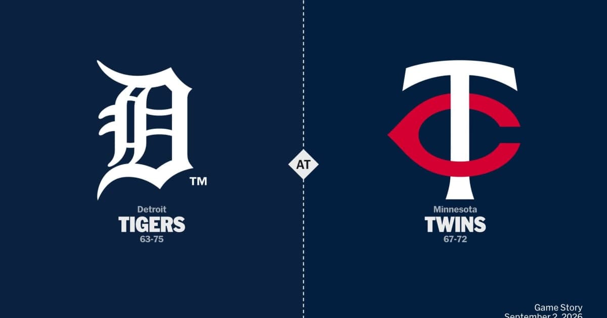 Detroit Tigers at Minnesota Twins Game Story, Scores/Highlights