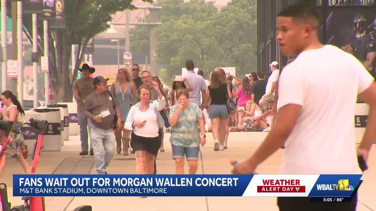'Worth the risk': Morgan Wallen fans brave unhealthy air ...