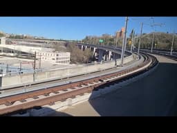 Sound Transit Link Light Rail New 2 Line Departing International District China Town Station