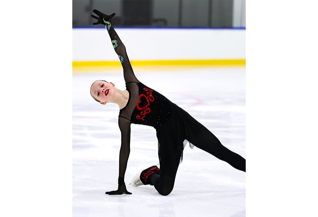 13-year-old Cyprus figure skater Bazlova stars at Junior ...