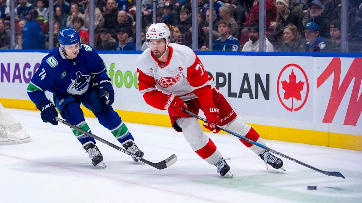 A Duel With Dylan Larkin And The Detroit Red Wings