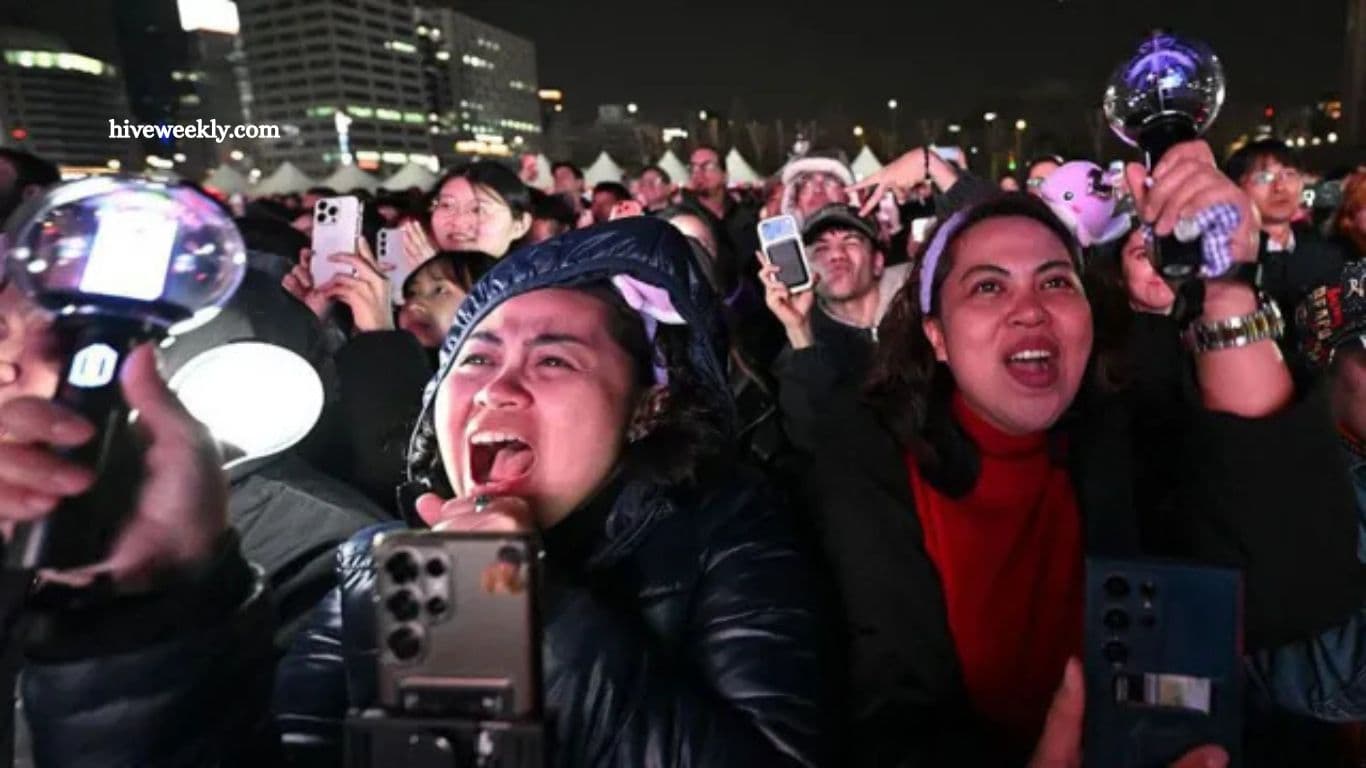 BTS Agency Stocks Slide as Comeback Show Attendance ...