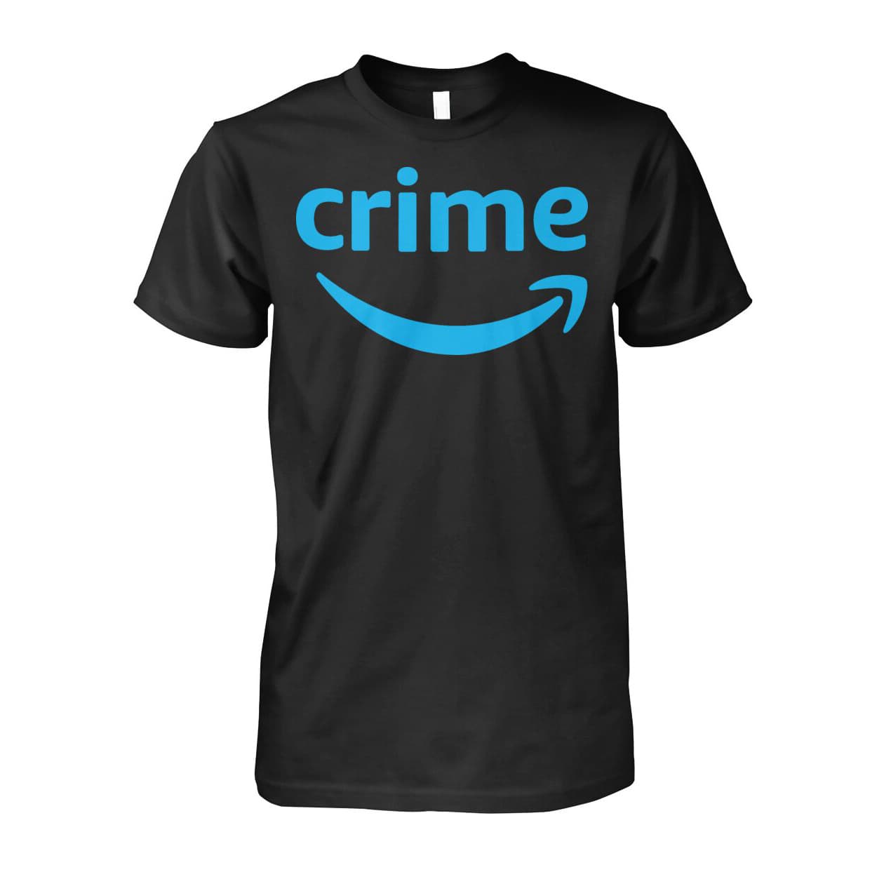 Amazon Crime Shirt: A Study in Logo Parody and Streetwear Design by Robin Brown on Dribbble