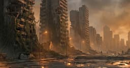 Create dystopian art with Generate Image in Adobe Firefly.