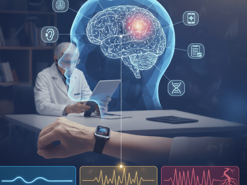 Journal of Medical Internet Research - AI and Wearables for Early Detection of Cognitive Impairment and Dementia: Systematic Review