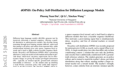 dOPSD: On-Policy Self-Distillation for Diffusion Language Models