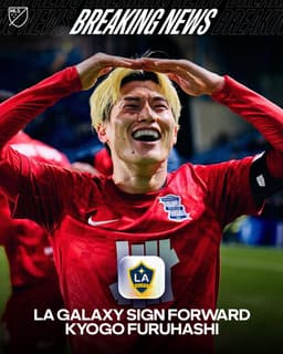 @MLS: Strengthening their attack. 💫

@LAGalaxy add striker Kyōgo Furuhashi. 🇯🇵 https://t.co/A0pXSXgpCv