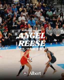 @WNBA reposted: Another double-double to add to Angel's résumé! 

That's why she's your @alberta...