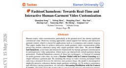 FashionChameleon: Towards Real-Time and Interactive Human-Garment Video Customization
