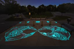 Glow Mural Project Combines Art, Science, and Pollinator ...