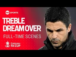 FULL-TIME SCENES: Southampton STUN Arsenal to end their Treble dream and reach FA Cup semi-final 🫨