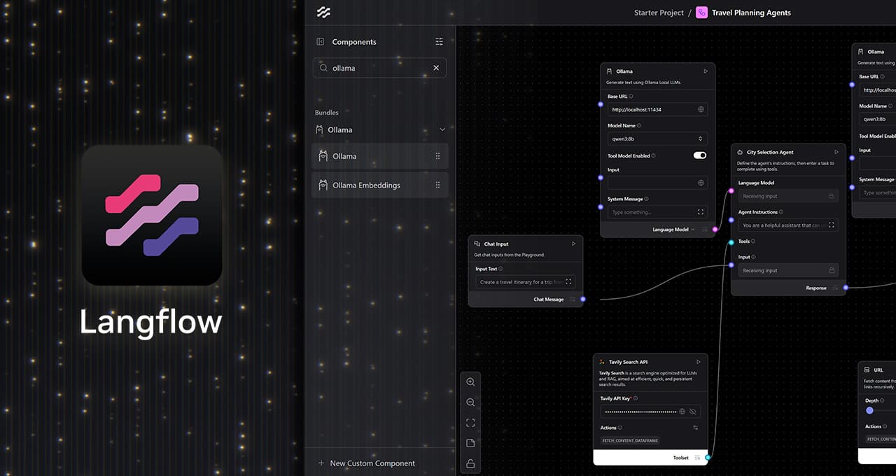 Langflow Enables Local AI Agents on RTX PCs
