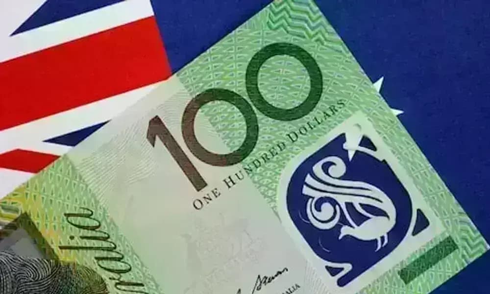 Australian dollar edges higher after first weekly gain in five, ...