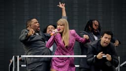 Taylor Swift's Eras Tour dancers at her wedding