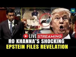 Epstein Files LIVE: Ro Khanna Drops BOMBSHELL on Epstein Files | Redacted Names Revealed | Trump