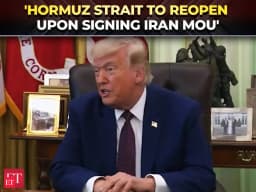 'Negotiations going very well': Trump says Strait of Hormuz to reopen immediately after Iran MoU