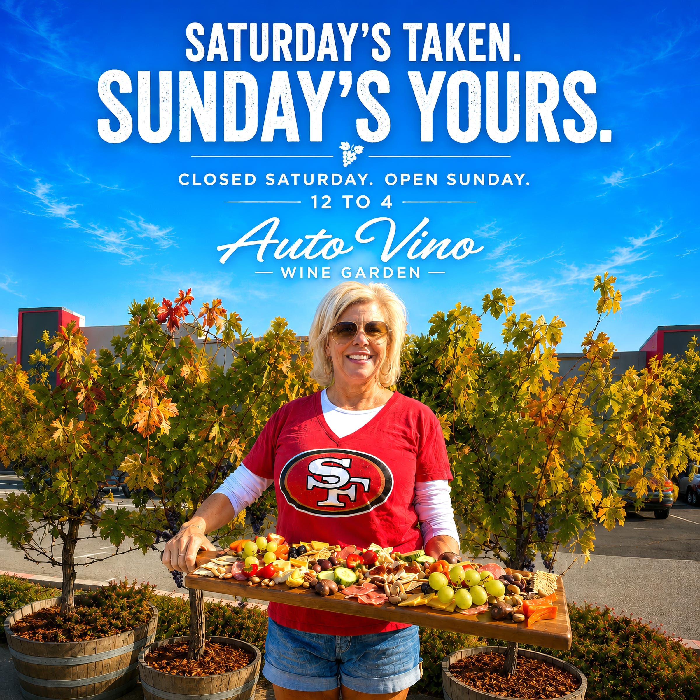 Sunday Lunch, Wine & Cars at Auto Vino | San Mateo, CA ...