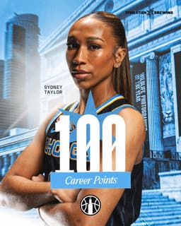 @chicagosky: 100 CAREER POINTS FOR SYD 🙂‍↕️

@RevBrewChicago | #skytown https://t.co/rikfR6X2XZ