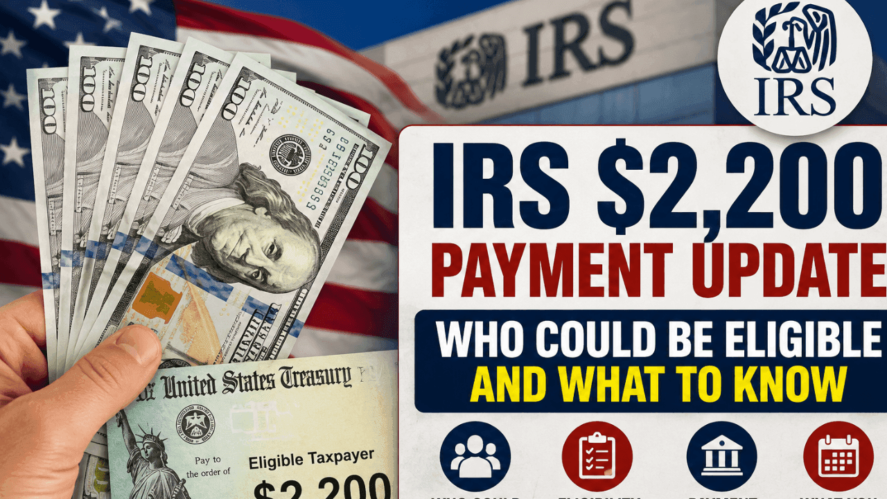 IRS $2,200 Payment Update: Who Could Be Eligible and ...