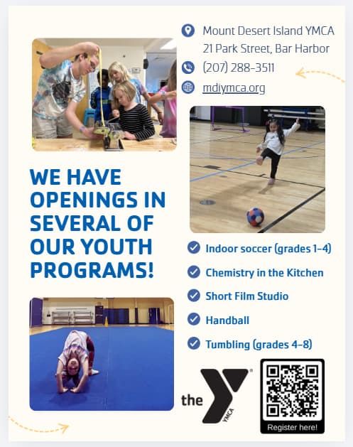 YMCA Has Openings in Several Youth Programs