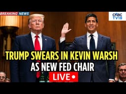 LIVE: Donald Trump Swears In Kevin Warsh As Fed Reserve Chair | Warsh Replaces Jerome Powell | N18G