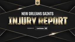 Saints Thursday Injury Report: 2026 Week 3 vs. Las Vegas Raiders