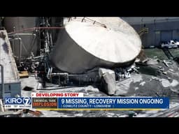 At least 2 dead and 9 unaccounted for in Longview chemical tank implosion