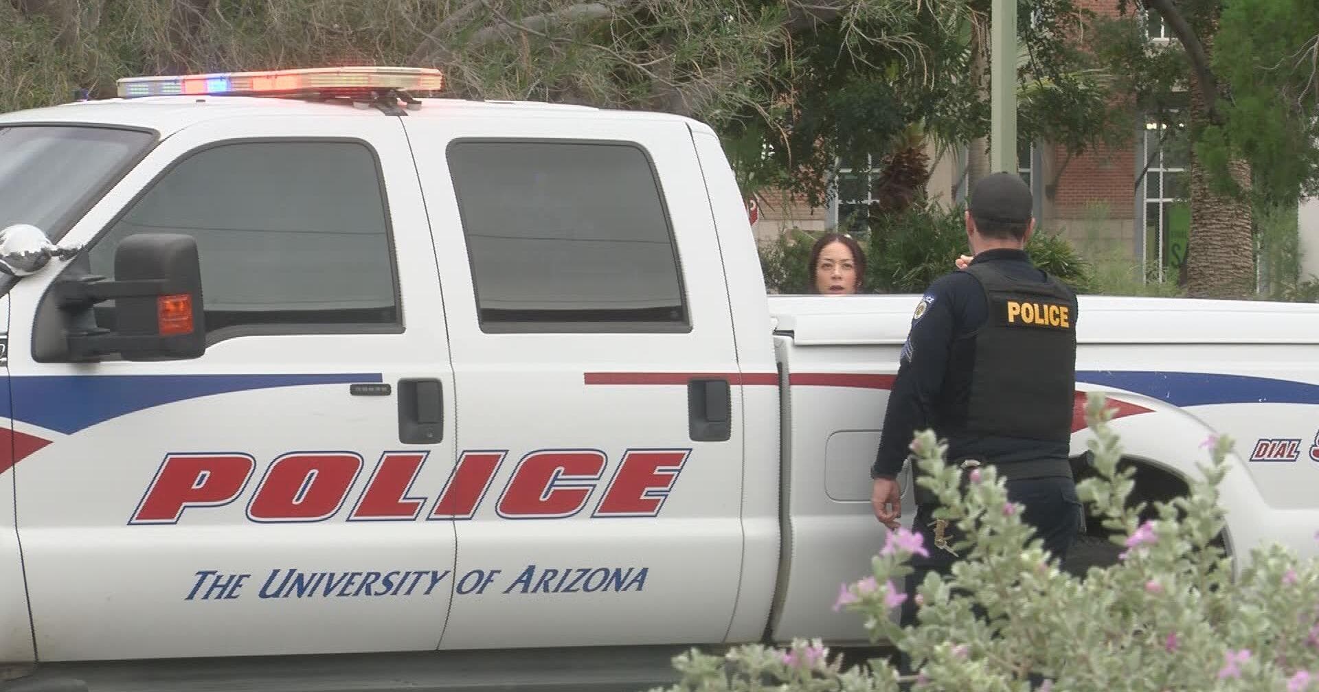 UPDATE: Armed man reportedly with machete detained near UA ...