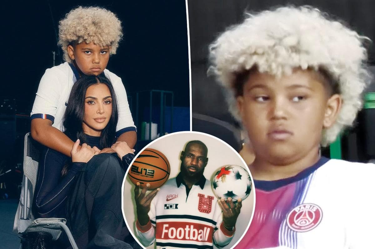 Saint West, 10, scores Nike campaign alongside LeBron James, Cristiano Ronaldo and more A-list athletes