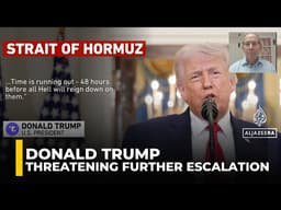 Trump threatens Iran energy strikes as expert warns of escalation risks.