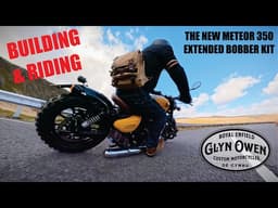 Build and Ride Review of the New Royal Enfield Meteor 350 Stretch Swingarm Bobber Conversion Kit