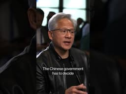 China will open its market to AI chips from US, Nvidia CEO says #shorts #nvidia #ai #china #chips