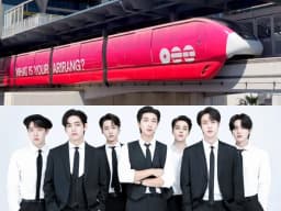 BTS takes over Las Vegas with special 'Arirang' monorail train | Watch