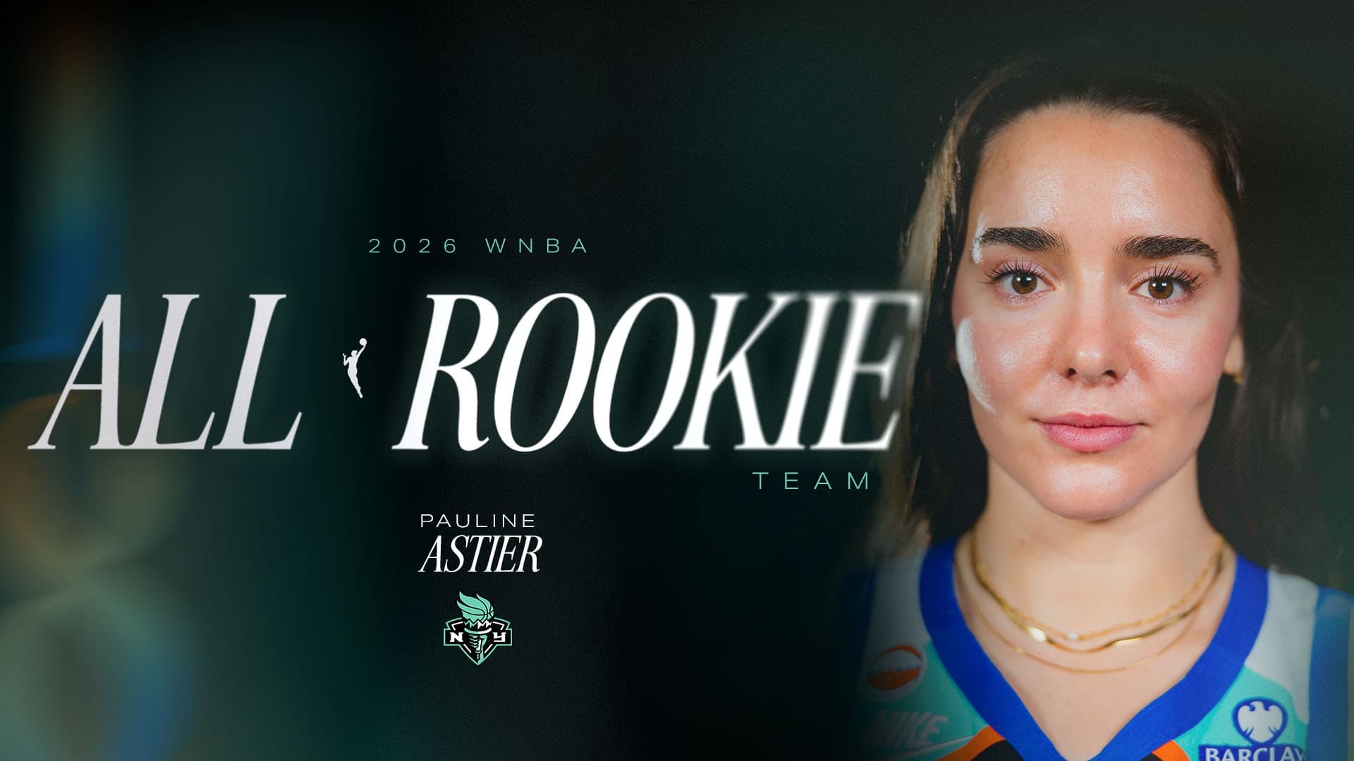 Pauline Astier Named to All-Rookie Team - New York Liberty