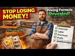 The Exact Pricing Formula That Stops Woodworkers From Losing Money