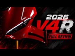 Best V4R Yet? 2026 Ducati Panigale V4R Full Review with With Dyno, Tuning and GPS Testing
