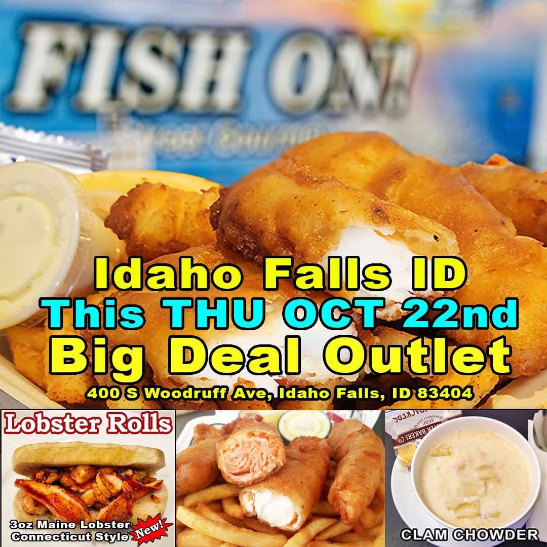 This THU at Big Deal outlet 10/22/26 in IDAHO FALLS ID.