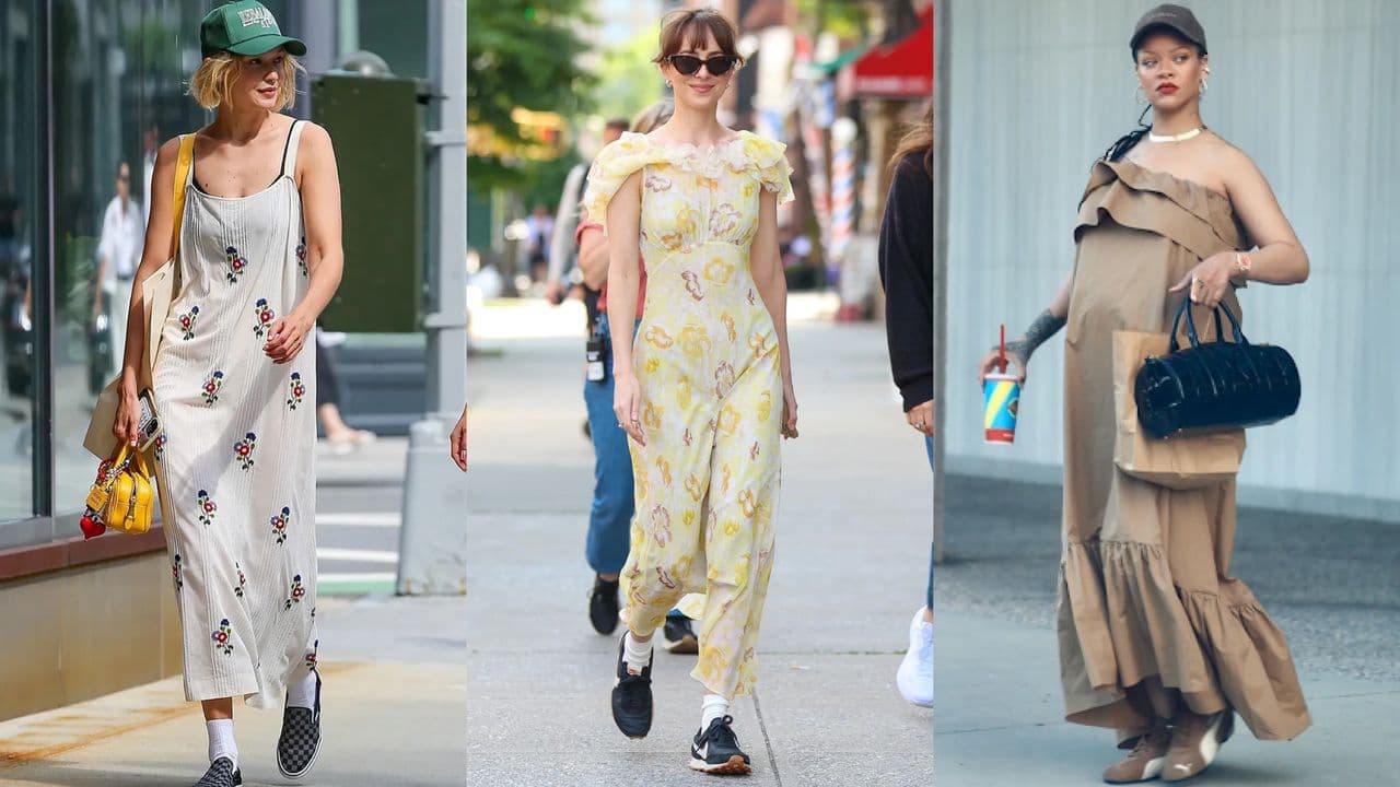 Why Dresses and Sneakers Are a Foolproof Summer Outfit ...