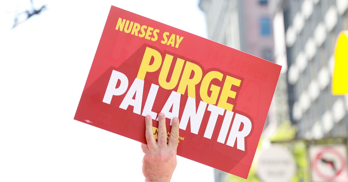 Union nurses to protest Palantir and HCA collaboration at Frist Gala | National Nurses United