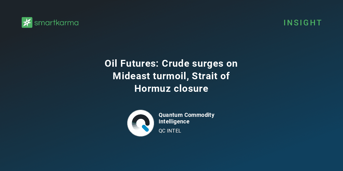 Oil Futures: Crude surges on Mideast turmoil, Strait of Hormuz closure - Quantum Commodity Intelligence