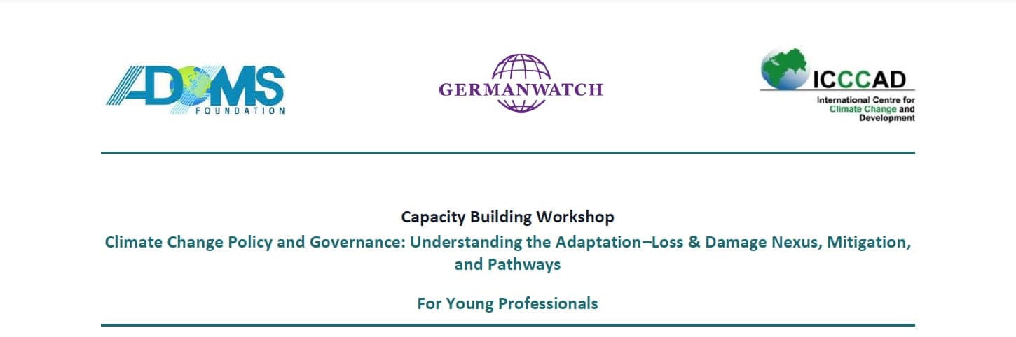 Capacity Building Workshop Climate Change Policy and ...
